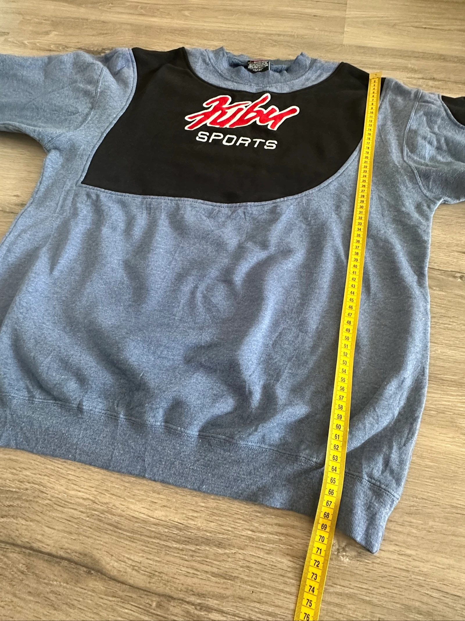 Sweat FUBU Sports Vintage Homme Taille M Bleu Original – photo 7